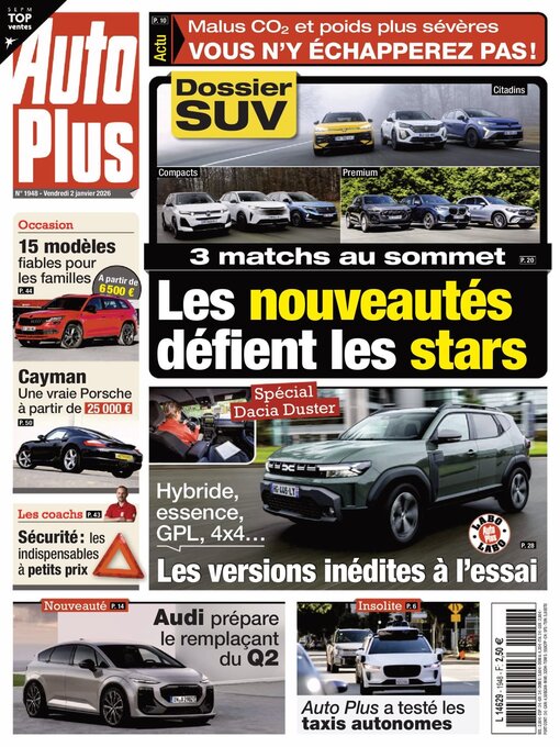 Title details for Auto Plus France by Editions Mondadori Axel Springer (EMAS) - Available